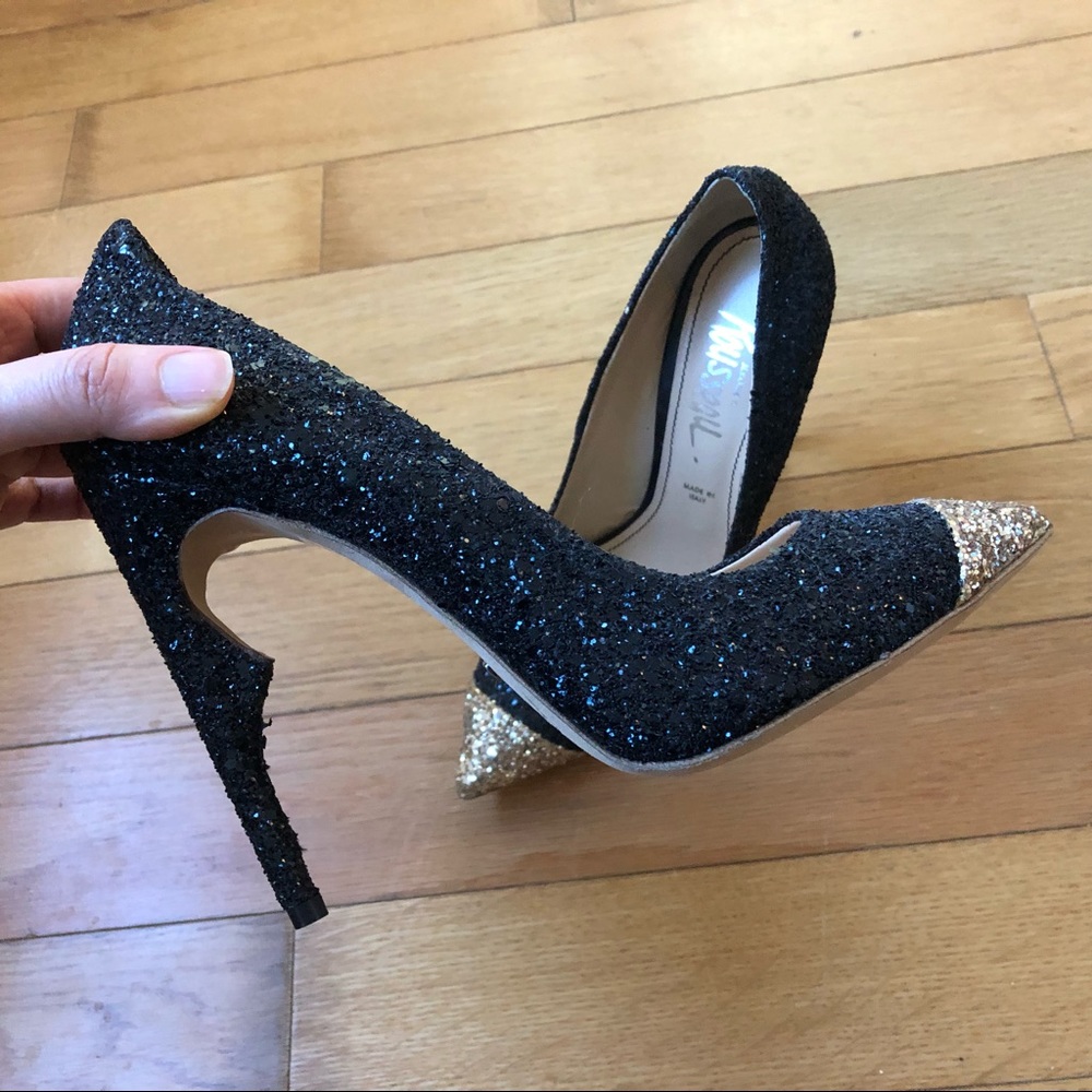 Jerome C. Rousseau Glitter Pumps